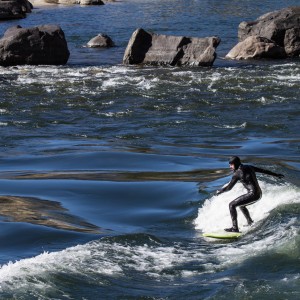 Brandon Becker Surfing Salmon River