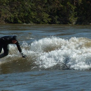 Brian Oelberg on the Wave O saurus