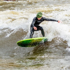 River Surfing in Eagle, Colorado