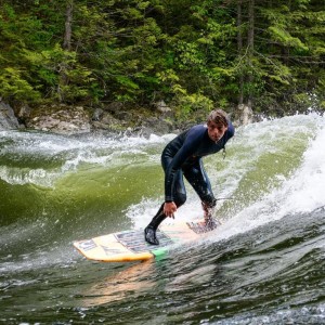 Cam Fuller Surfing Lochsa River