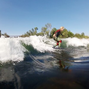 Kiley Surfing Boise
