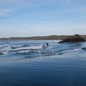 River Surfing The Bitches Waves, Pembrokeshire