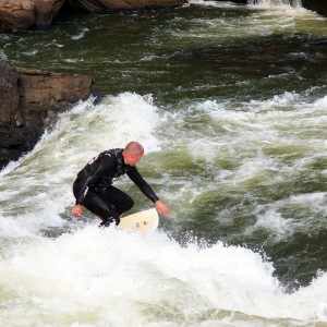 River Surfing in West Virginia