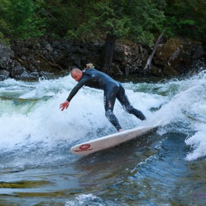 KB surfing Lochsa Pipeline