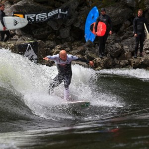 Luke Rieker surfing Lochsa Pipeline